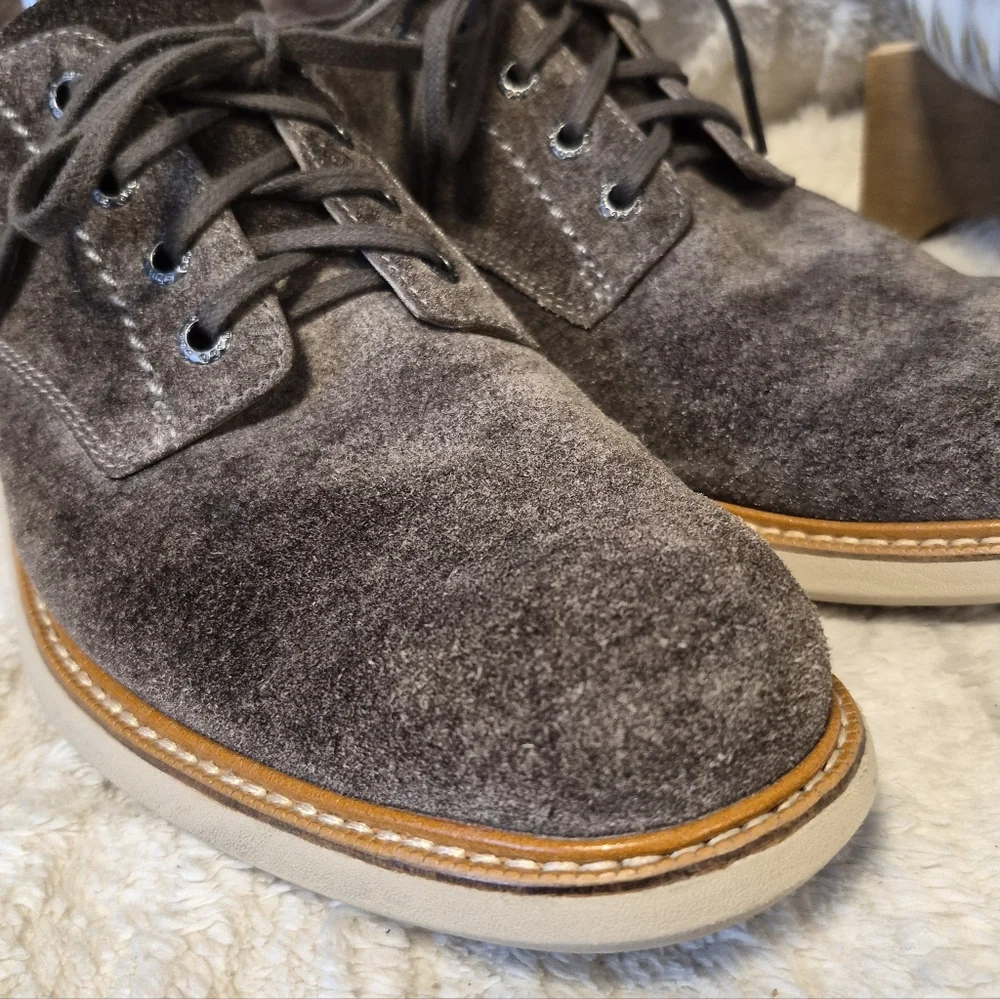 Sebago Men's Oxford Shoes Brown Suede Leather Lace Up Comfort Size 9